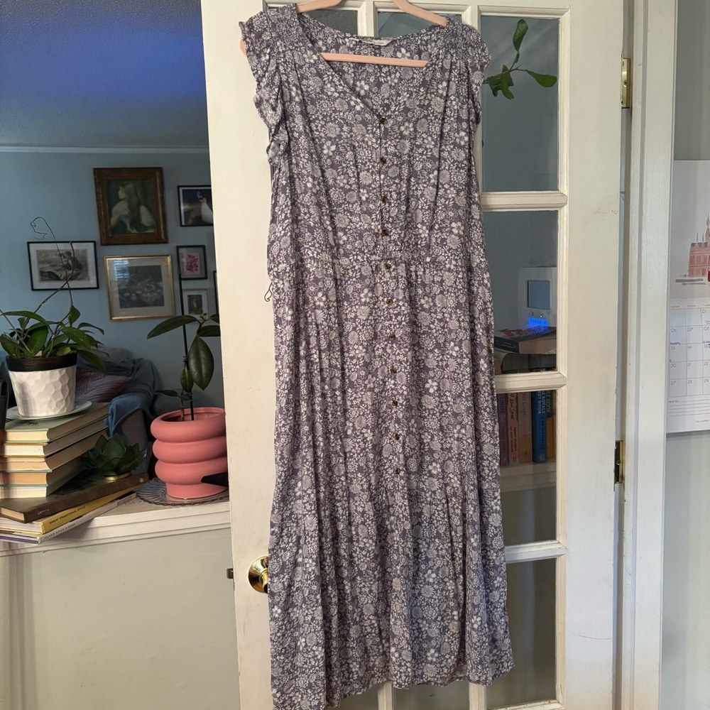 Sonoma Lavender Floral Maxi Dress